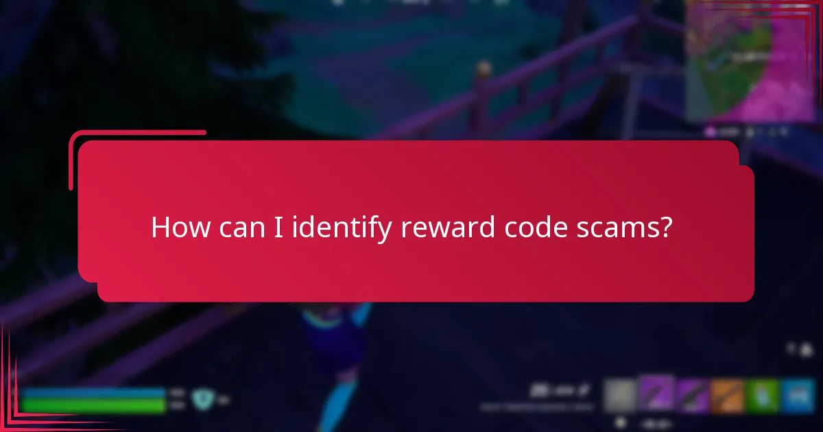 How can I identify reward code scams?