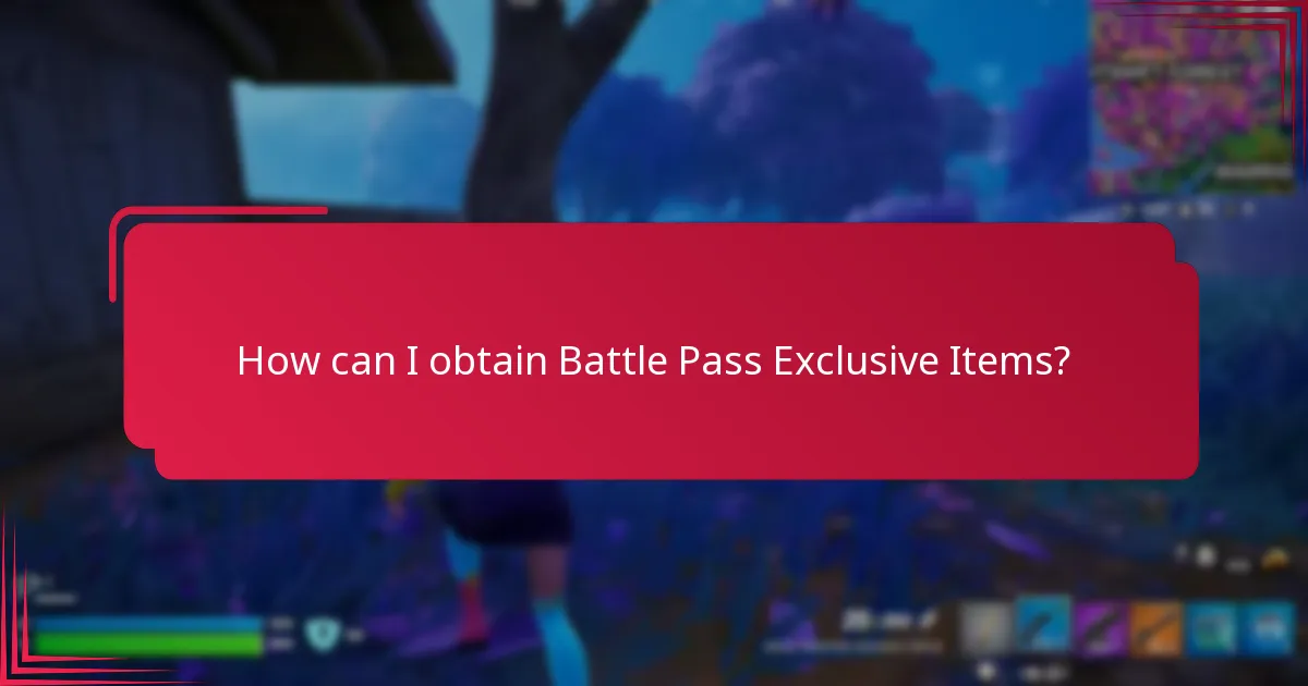 What are the rarity tiers of Battle Pass Exclusive Items?
