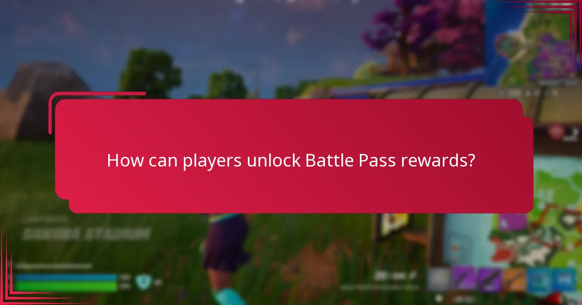 How can players unlock Battle Pass rewards?