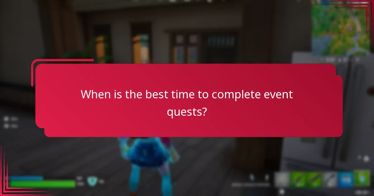 Which tools and resources aid in completing event quests?
